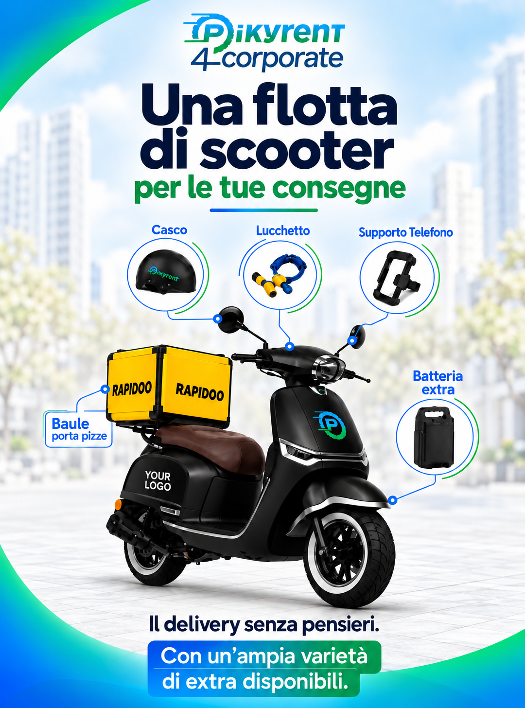 Flotta Pikyrent per consegne senza pensieri